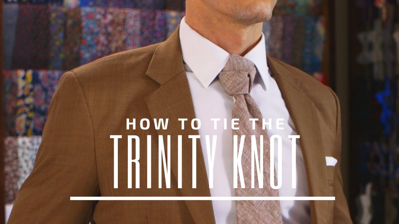 How to Tie a Trinity Knot - Step by Step | Tie Knot Tutorial