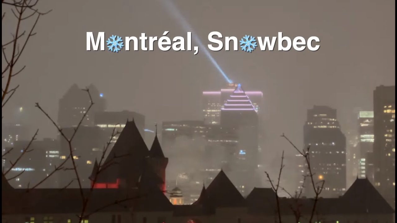 An ode to Montreal, city of snow