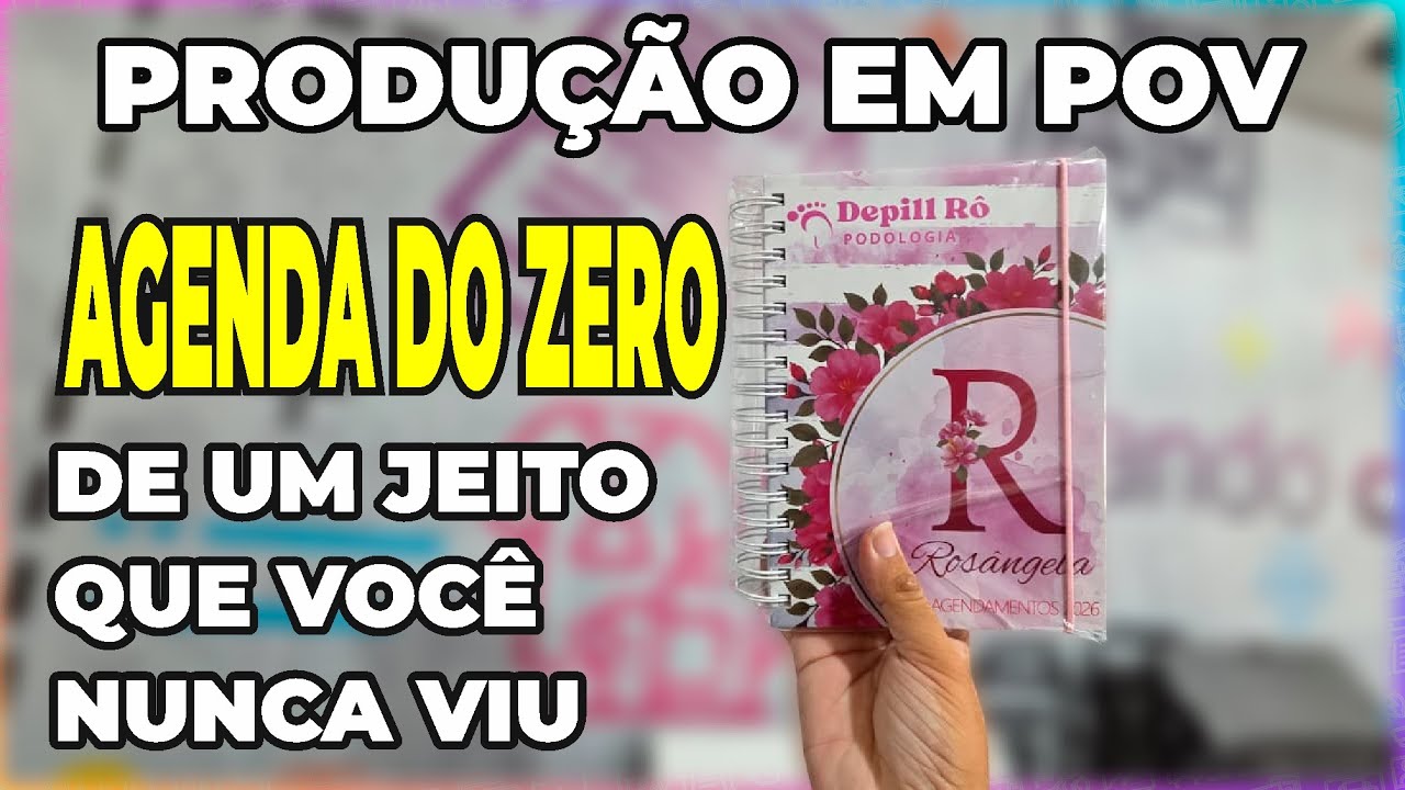 Agenda do zero em 20 minutos - Em primeira Pessoa - Gráfica Rápida