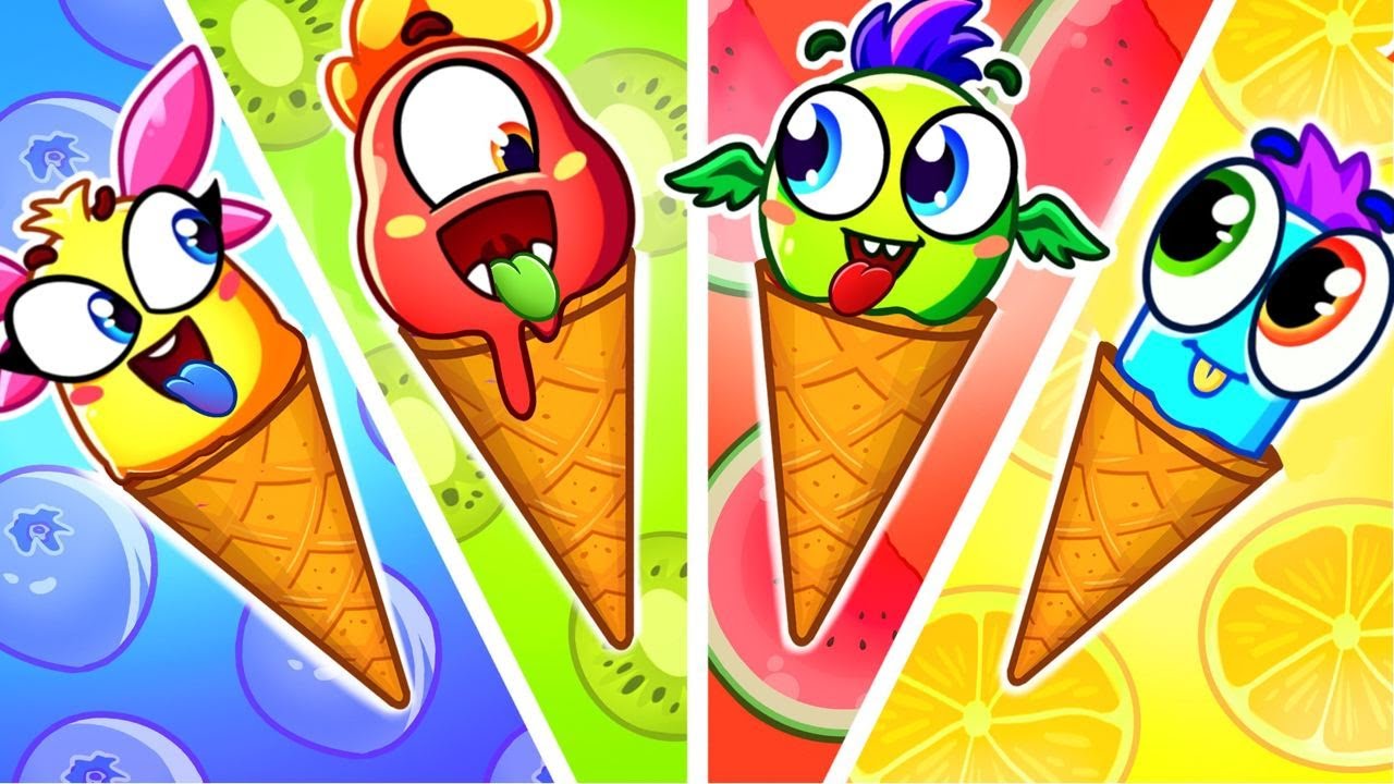 Fluffy Friends Love Ice Cream 🍦More Best Kids Songs And Nursery Rhymes