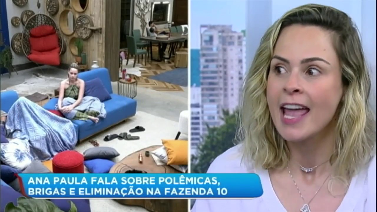 Ana Paula fala sobre brigas com Nadja e Evandro em A Fazenda 10