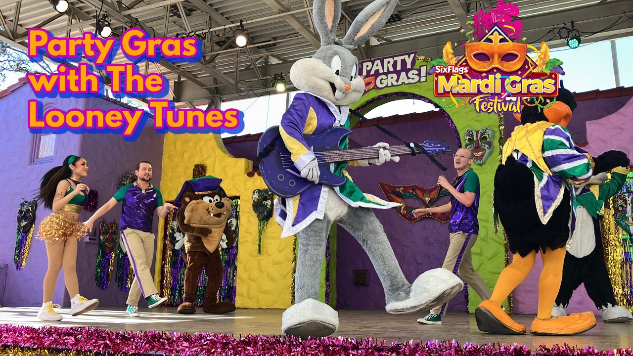 Party Gras with the Looney Tunes @ Six Flags Fiesta Texas