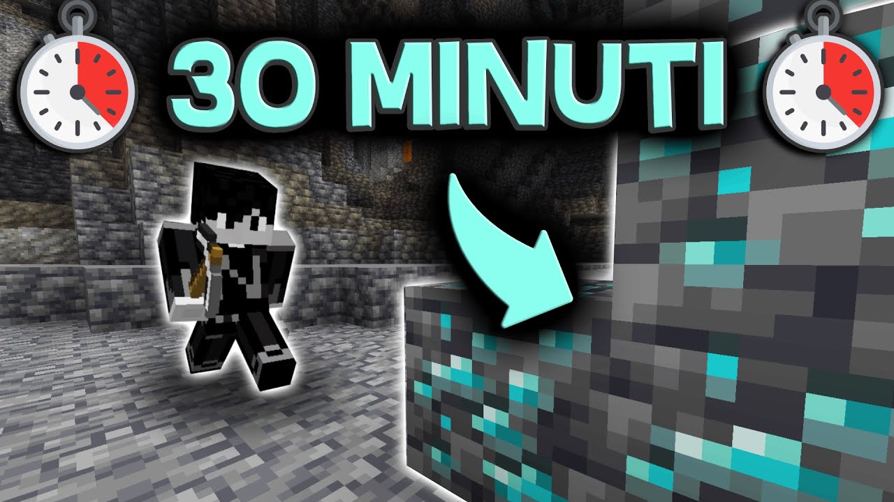 Quanti DIAMANTI riesco a trovare su Minecraft in 30 MINUTI?
