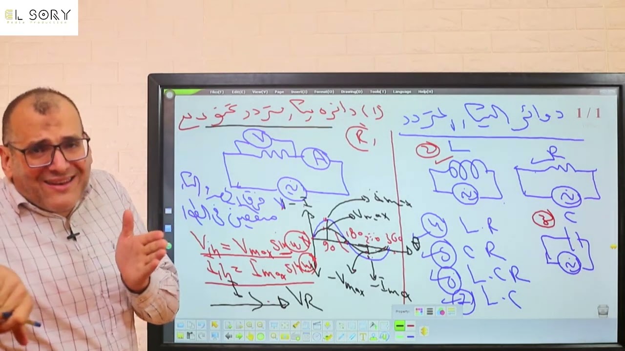 مراجعة دائرة LR.  أ.محمد حمدان             بالتوفيق لأبطال الثانويه العامه و الازهريه ❤️