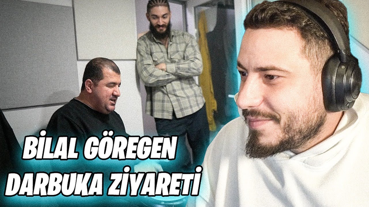 ATABERK DOĞAN TESTO TAYLAN BİLAL GÖREGEN DARBUKA ZİYARETİ İZLİYOR