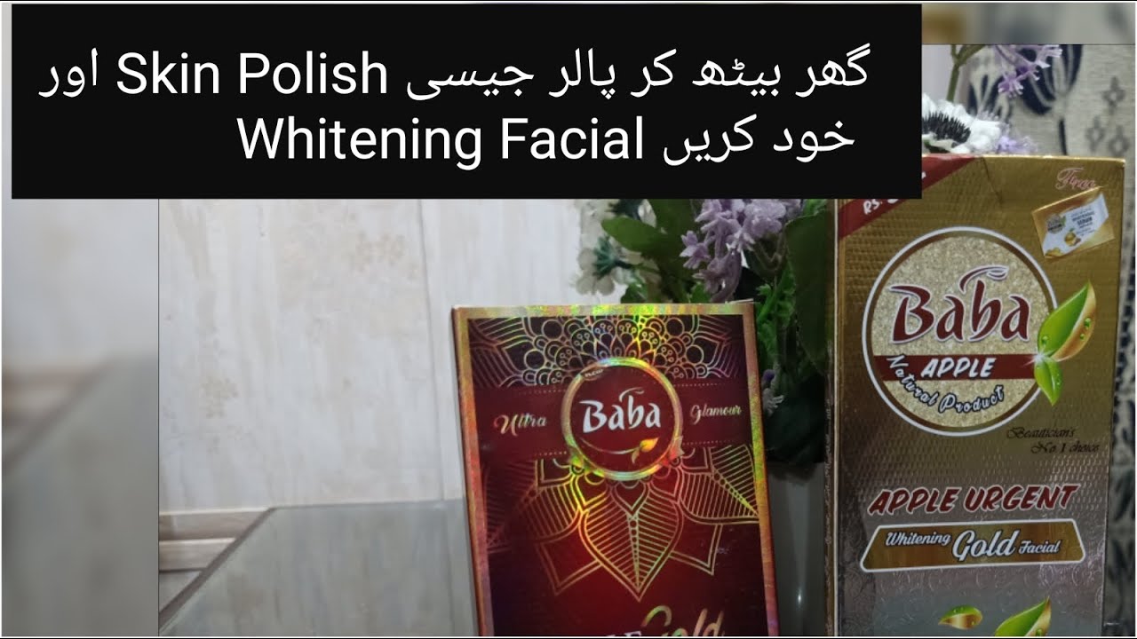 Baba Apple Gold Skin Polish & Whitening Facial Review 