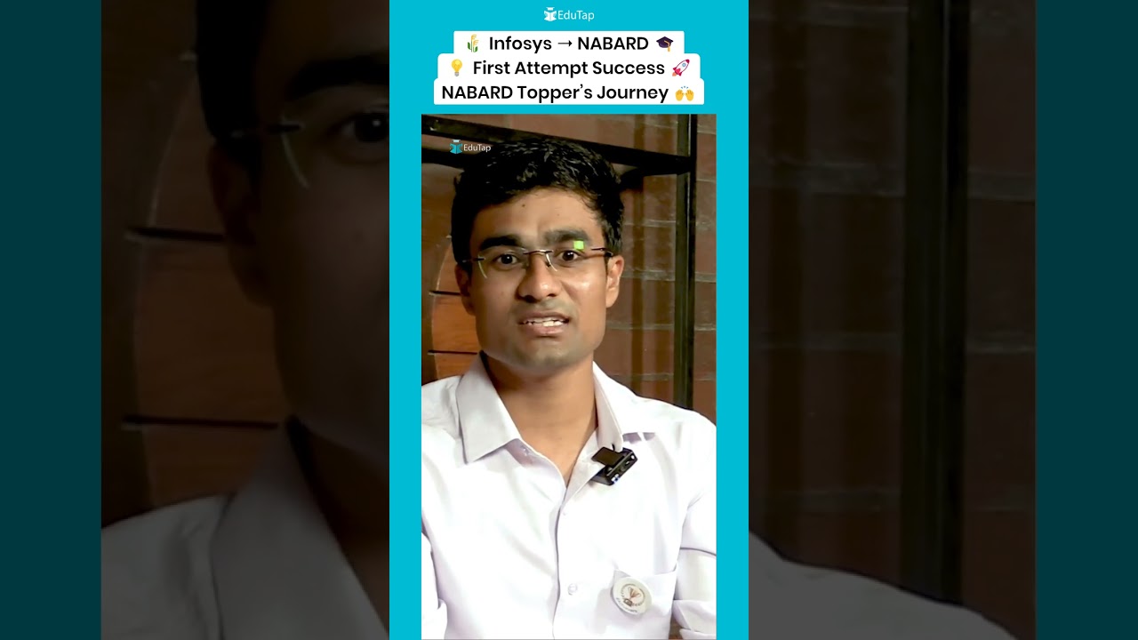 NABARD Grade A Topper Journey 🌾 From Infosys to Serving People | First Attempt Success 🎯