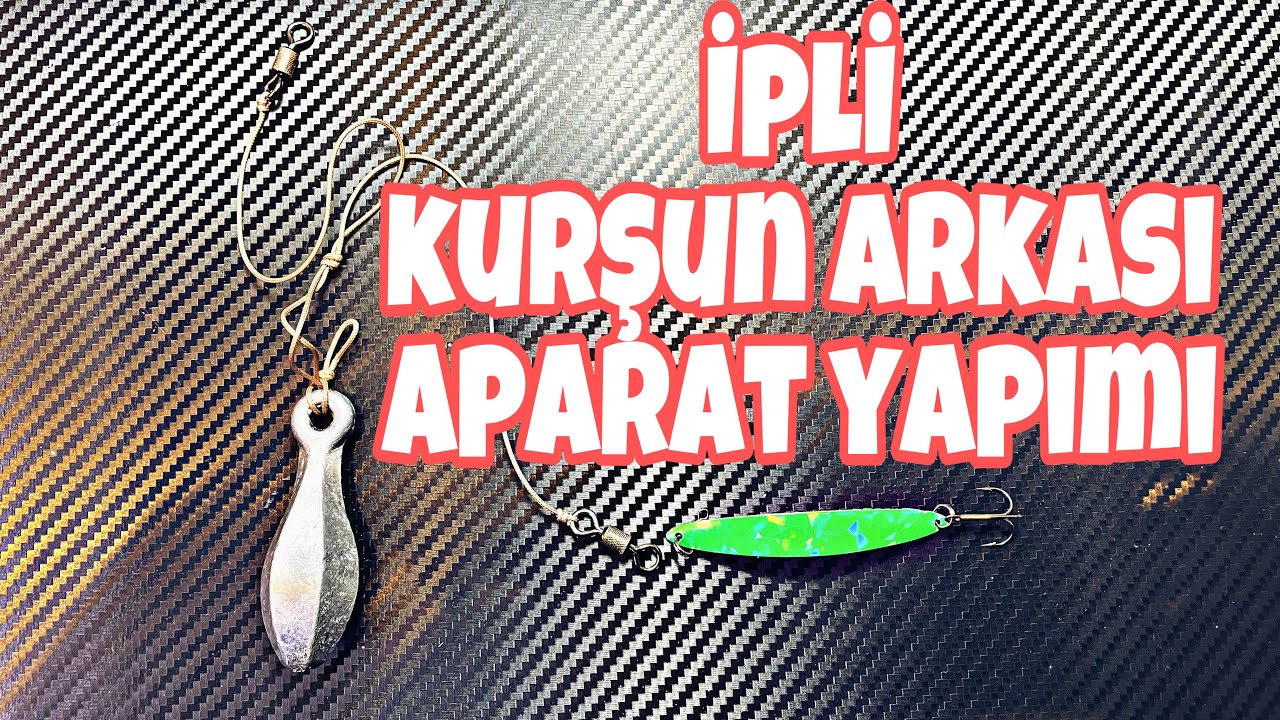 İpli Kurşun Arkası Aparatı Yapımı ( Armut Kurşun ile Kurşun arkası yapmak için )