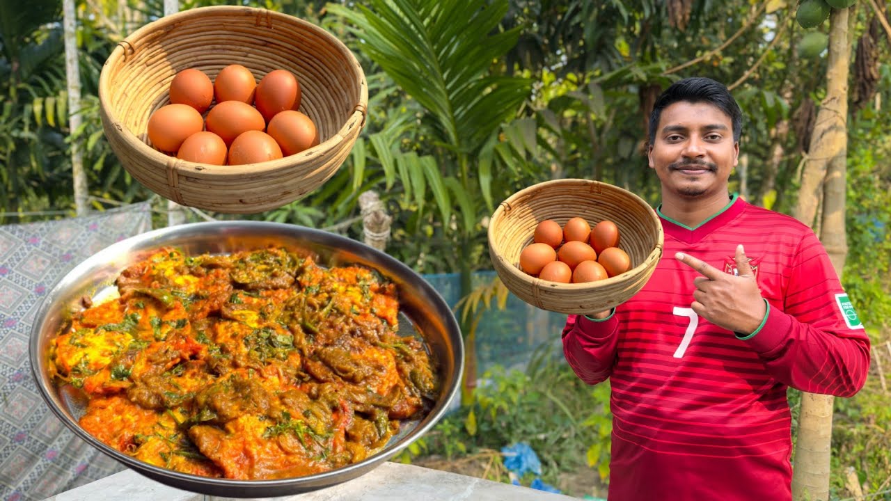 দুলাভাইয়ের জন্য ডিম অমলেট করে ডিম রান্না | Egg Omelette Curry for Dulabhai | Robin The Storyteller