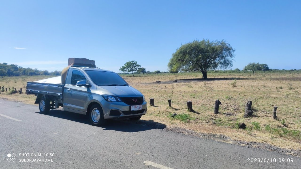 Wuling formo max diajak jalan jalan ke Baluran , SITUBONDO JAWA TIMUR.