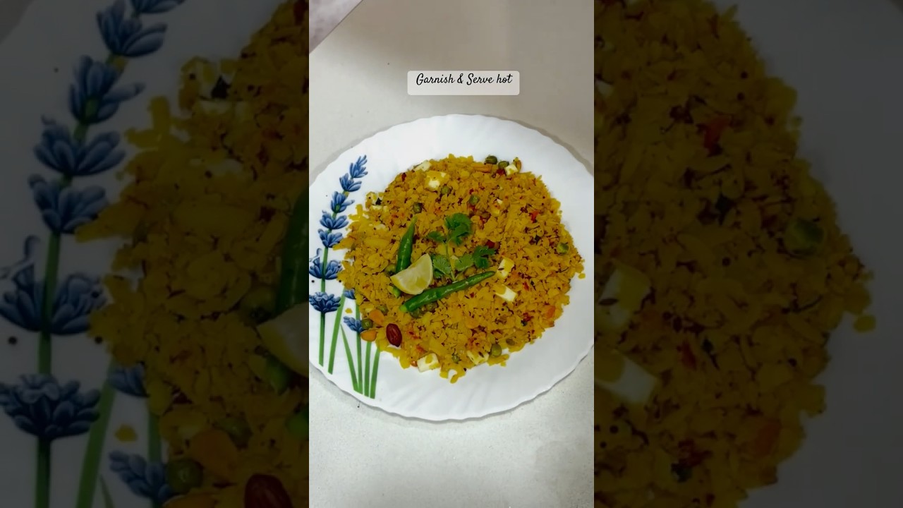 Start your day with a bowl of Healthy Poha🌱- simple, satisfying and full of goodness. #healthyfood