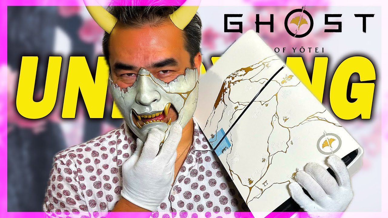 Ghost of Yotei : Mon UNBOXING de la PS5 collector et du Masque Démon ONRYO