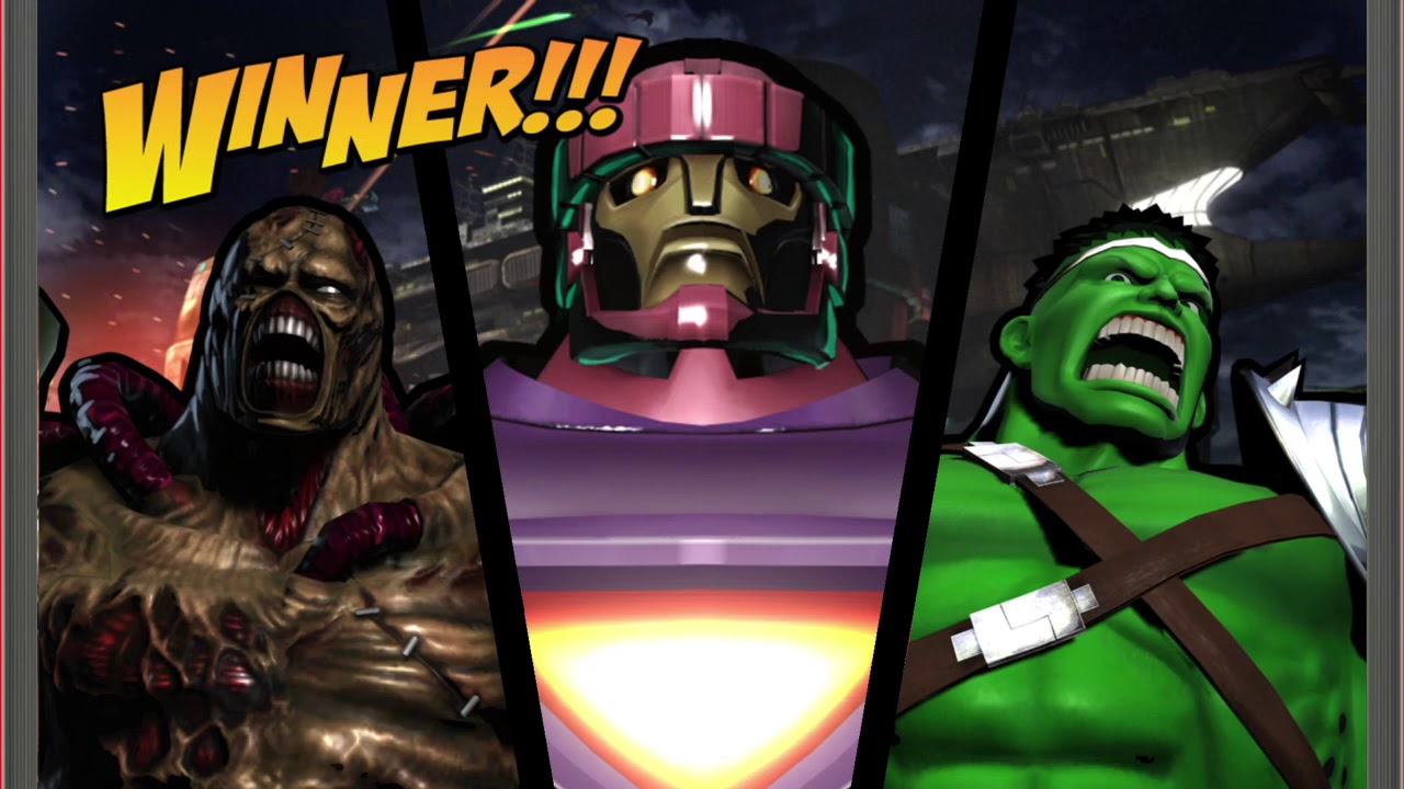 Requested ULTIMATE MARVEL VS. CAPCOM 3 Hulk/Sentinel/Nemesis T-Type Arcade Gameplay