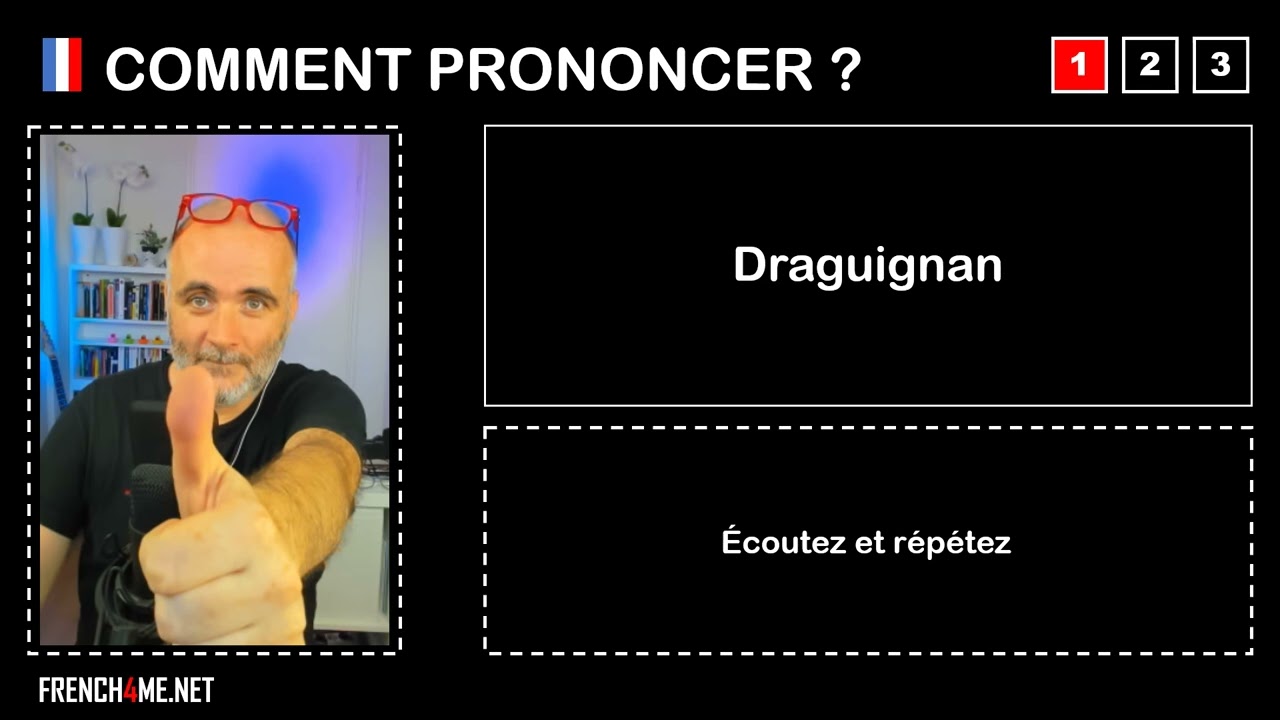How to pronounce French I DRAGUIGNAN