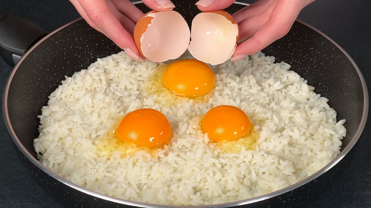 Ich mache das für jede Party! Reis mit Eiern ist besser als Pizza!