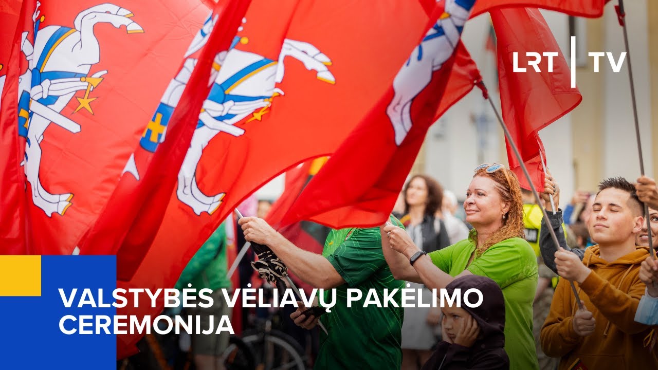 Valstybės vėliavų pakėlimo ceremonija | 2024-07-06