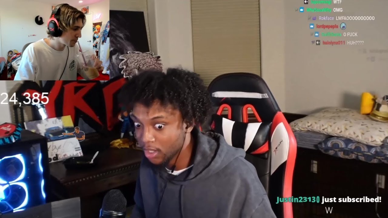 xQc speaks on Adept kissing him in front of a girl