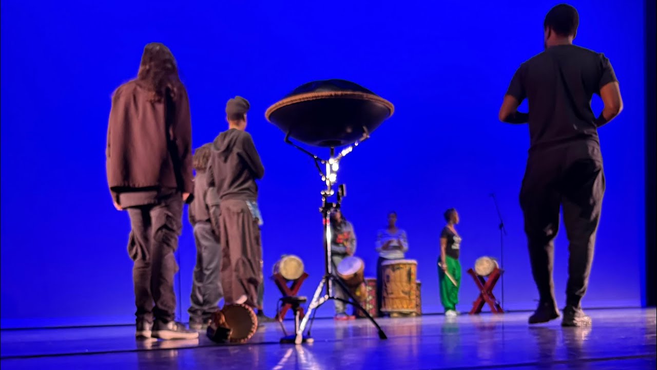 Tosinger Percussion Performance + Handpan + Talking Drum @ The Rialto, Atlanta