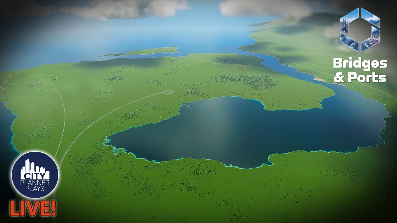 I got early access to Bridges & Ports DLC... so let's build a new city! | Building & Brews