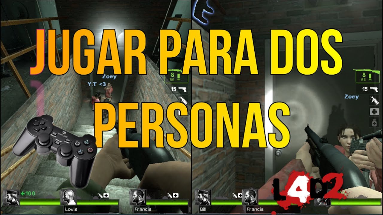 ✅ JUGAR PANTALLA DIVIDIDA EN LEFT 4 DEAD 2 (NO STEAM 100% FUNCIONAL)