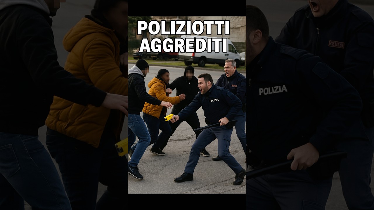 Poliziotti aggrediti a Citt&agrave; di Castello #polizia #italia
