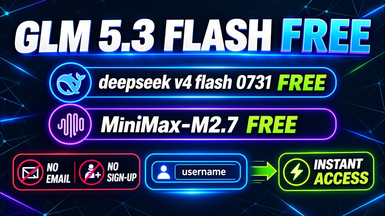 GLM 5.3 FLASH FREE: Get a Free API Key & Add It to OpenCode