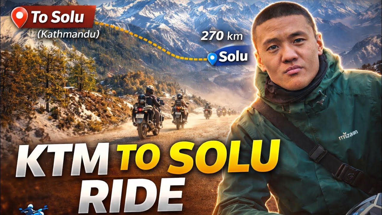Kathmandu to Solu Bike Ride | Long Adventure Journey 🔥