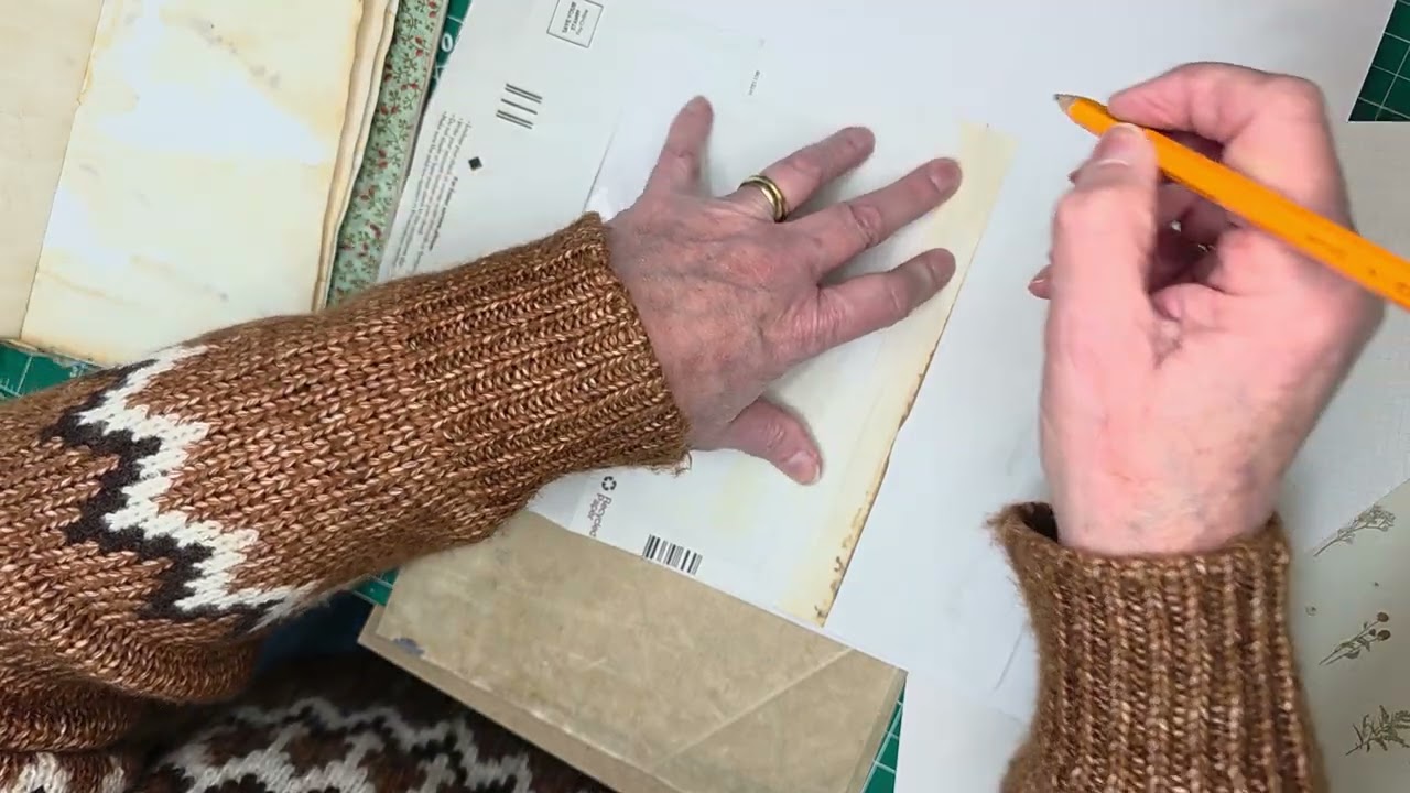 Part 8..Creating a flippy page in our journal, part 1