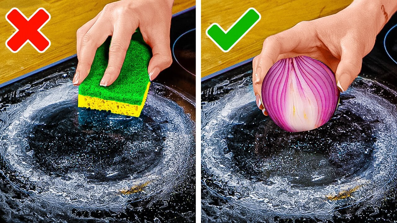 WEIRD CLEANING HACKS THAT ACTUALLY WORK 😱🧅