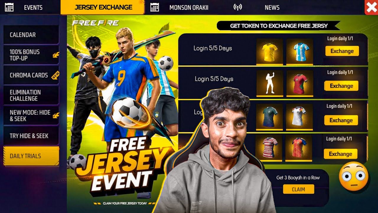 FOOTBALL EVENT FREE REWARDS ⚽️ Free Fire Max