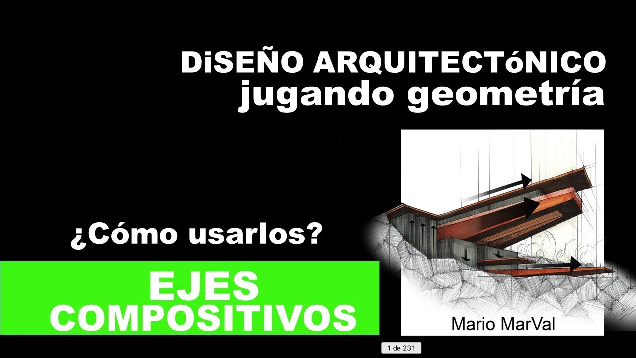 EJES COMPOSITIVOS ¿CÓMO USARLOS?           #Arquitectura, #DiseñoArquitectónico,