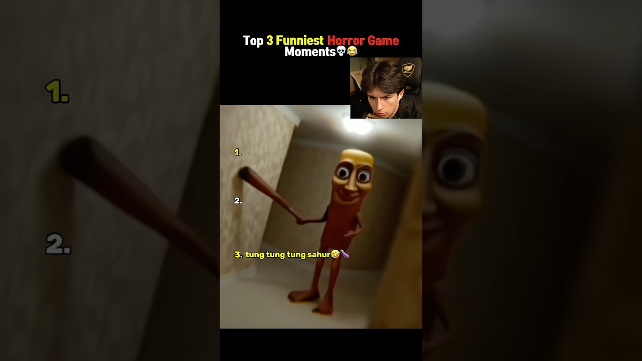 3 najzabawniejsze momenty w grach grozy (brat poznał gościa o imieniu Tung Tung Tung Sahur 😭) #horrorgame #śmiesznegry