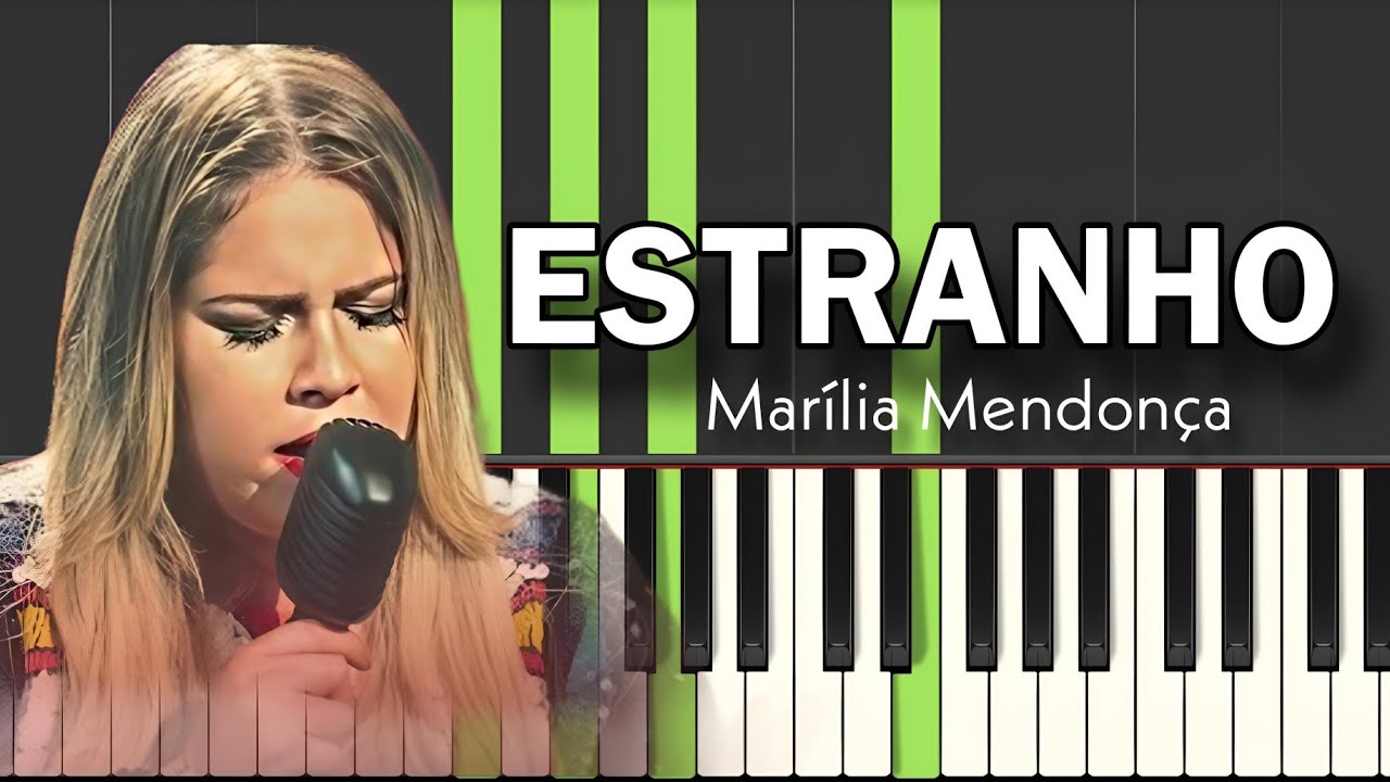 Marília Mendonça - Estranho piano tutorial fácil