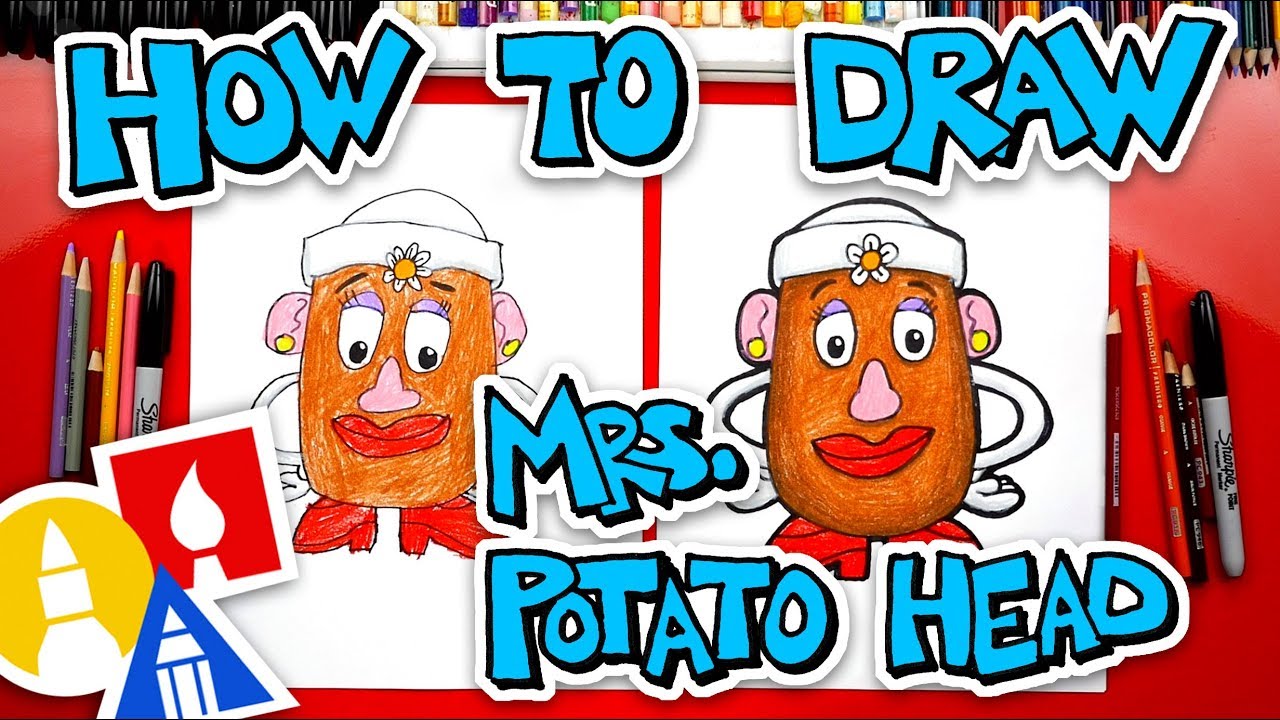 How To Draw Mrs  Potato Head - Challenge Time!