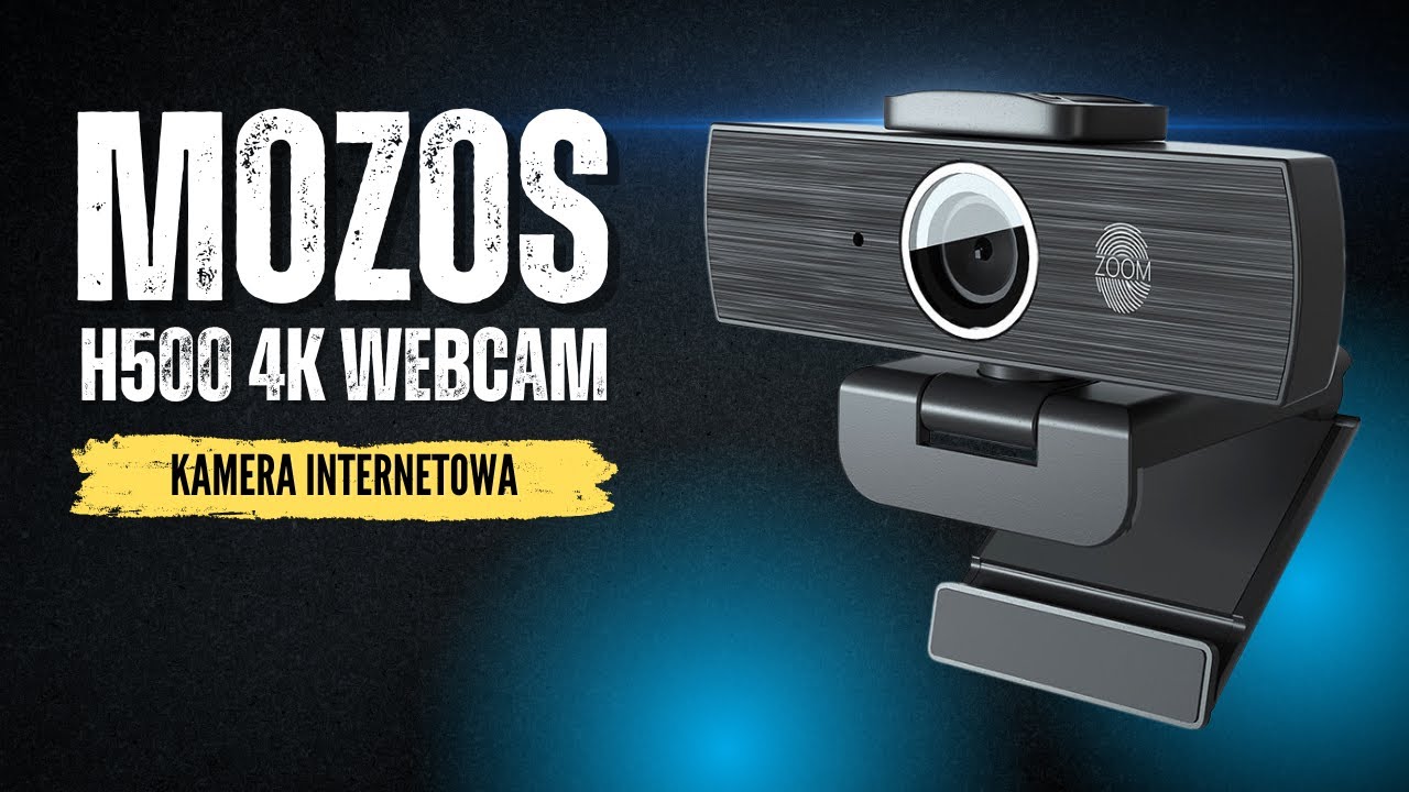 MOZOS H500 4K Webcam - solidna kamera internetowa / test, recenzja