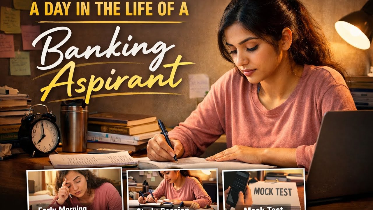 Banking aspirant Study Vlog 