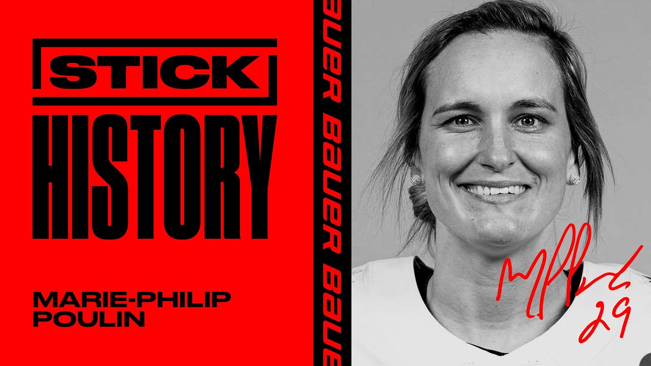 Marie-Philip Poulin remembers all the sticks she used in the past