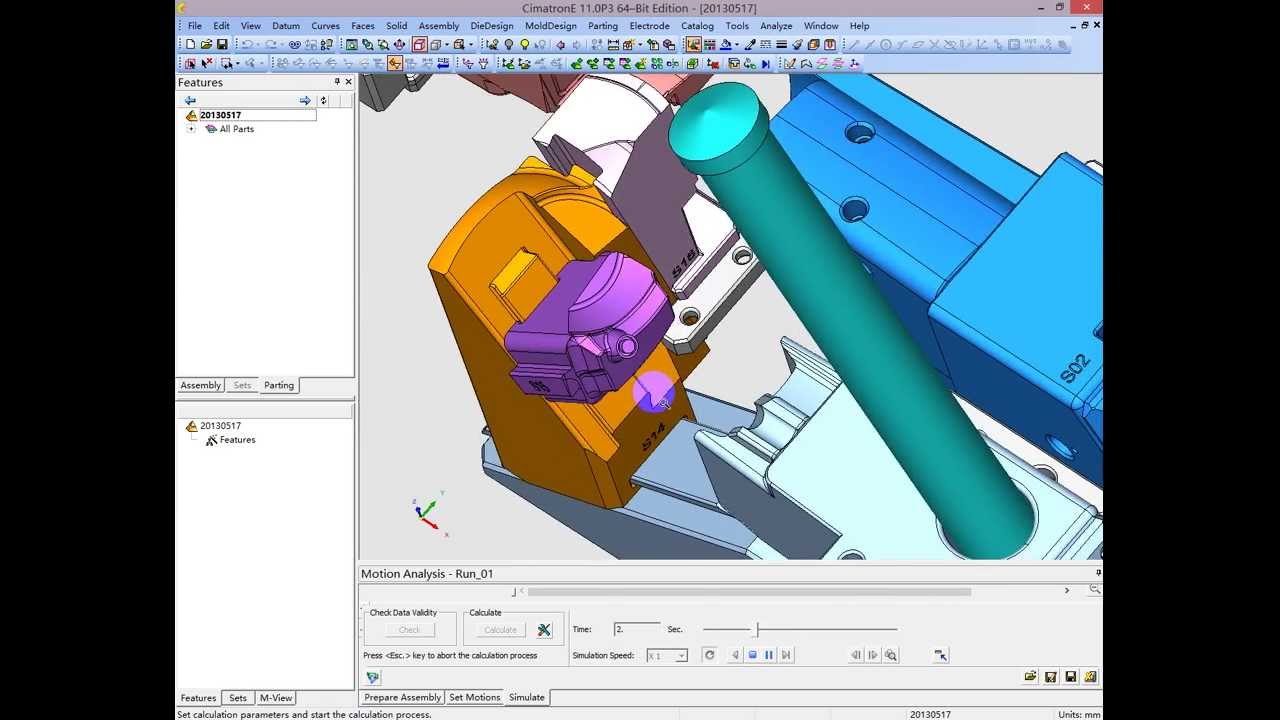 Cimatron E11 Motion Analysis02