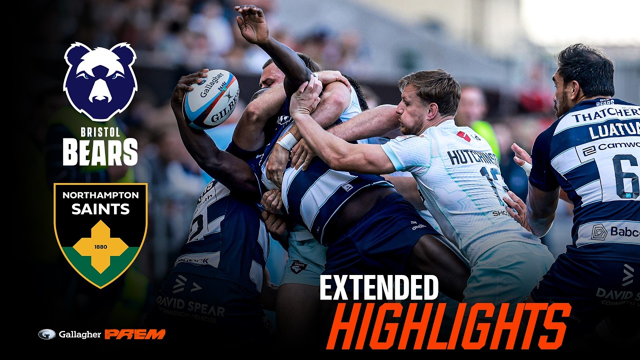 Bristol Bears v Northampton Saints EXTENDED HIGHLIGHTS | Gallagher PREM Rugby 26/27 | Round 2