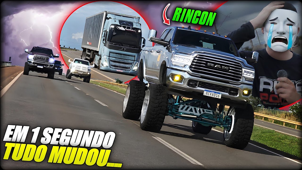 ME JUNTEI A TROPA DO RINCON E EM ALTA VELOCIDADE O PIOR ACONTECEU -  ESTOU ARRASADO.....