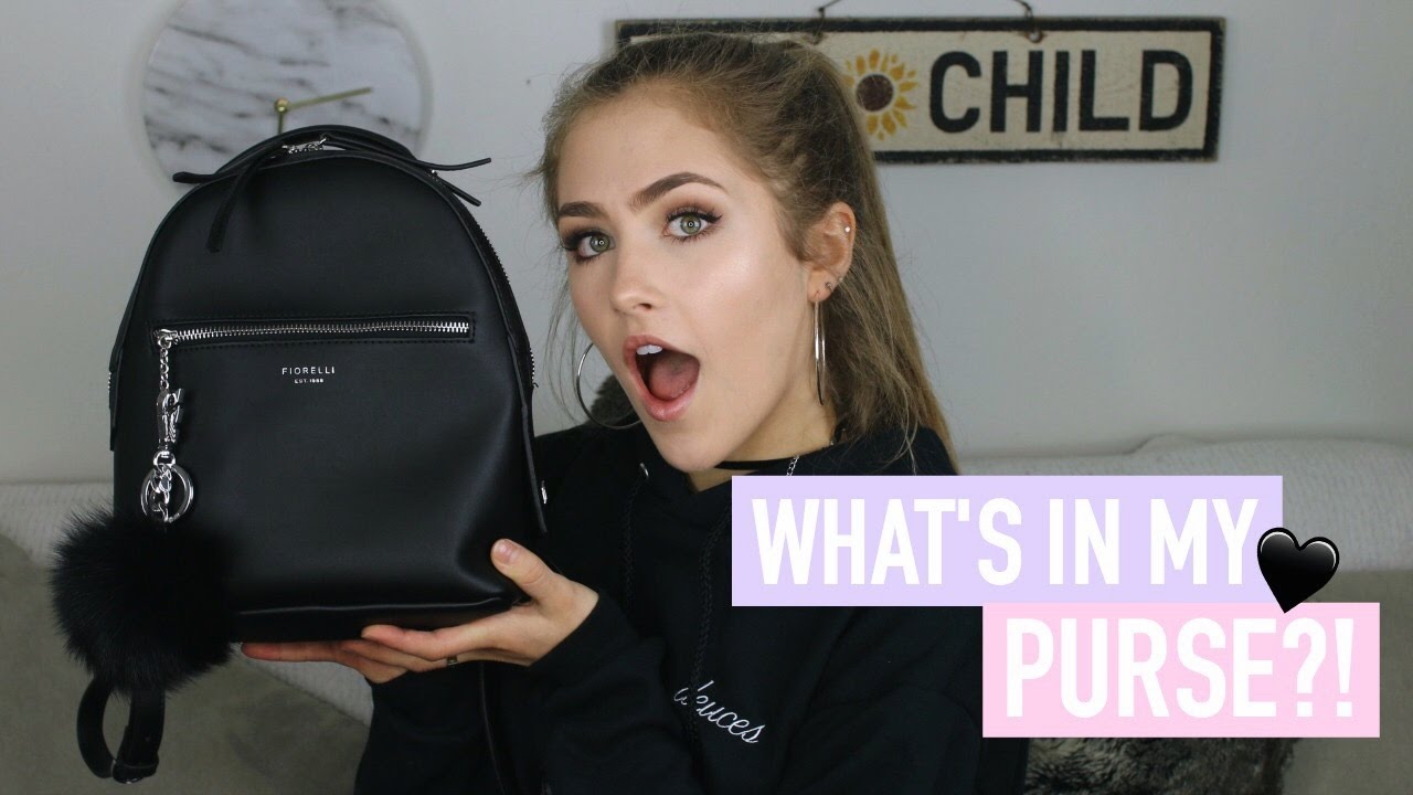 WHAT'S IN MY PURSE/BACKPACK?! (2016) | Mel Joy
