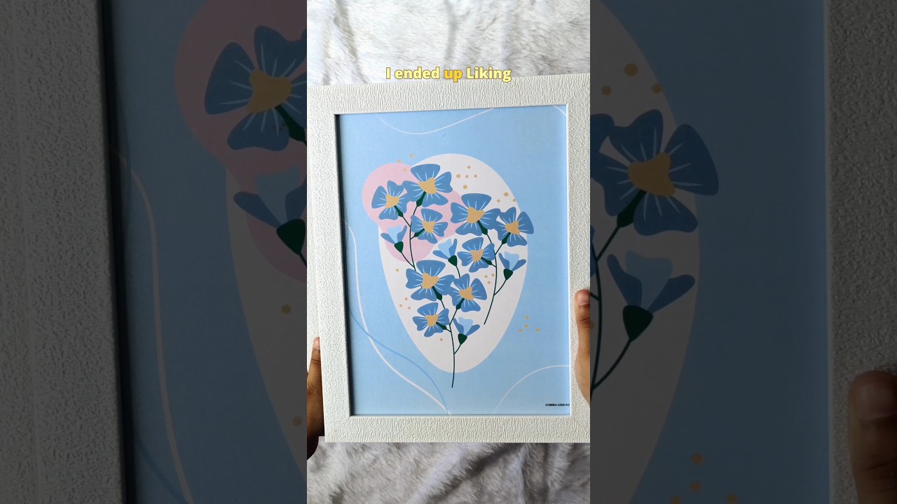 Abstract Wall art Frames | Colorful paintings for Home Decor & styling | Set of 3💐🤍 #notsponsored