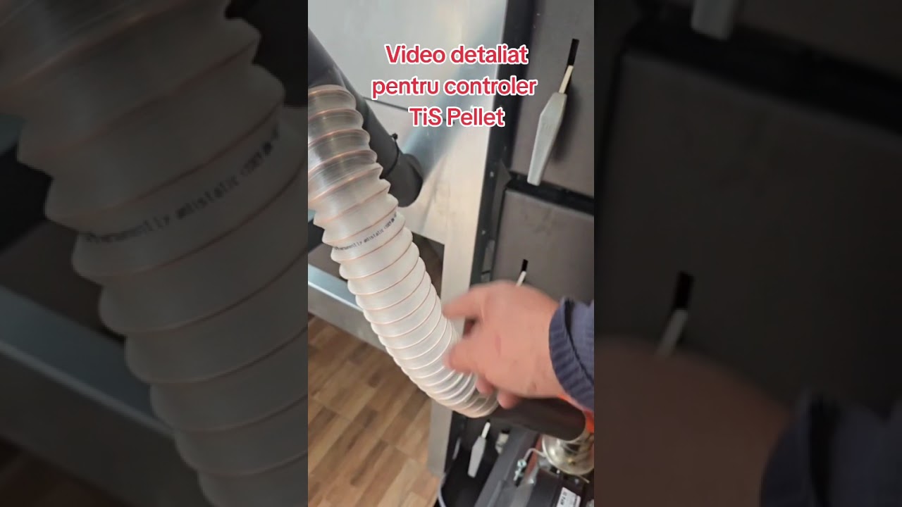 TIS Pellet, setare controler și pornire cazan