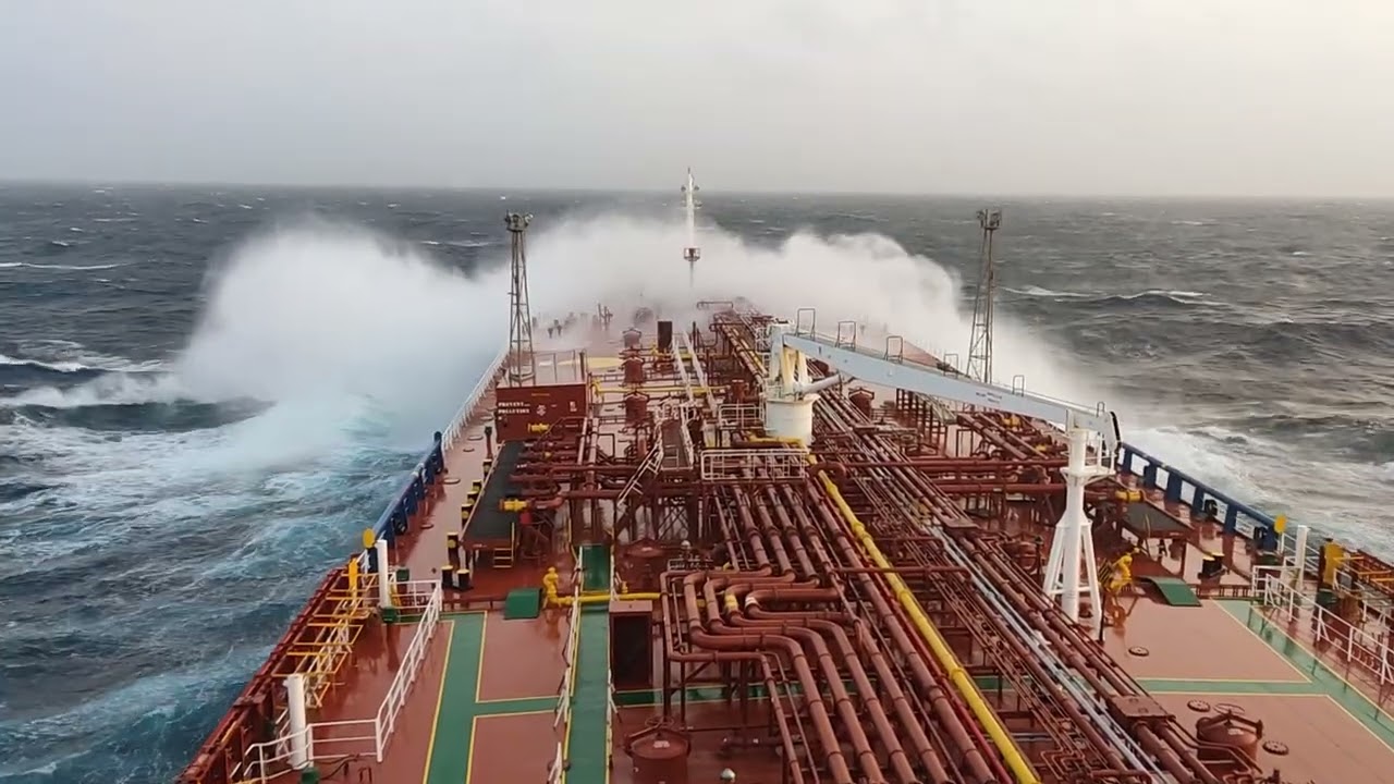 Storm At Sea!...Roller Coaster. LIFE AT SEA. Merchant Navy