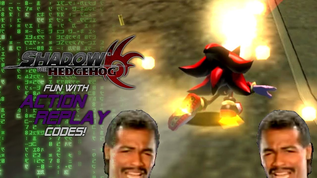 Shadow The Hedgehog: Fun With Action Replay Codes!