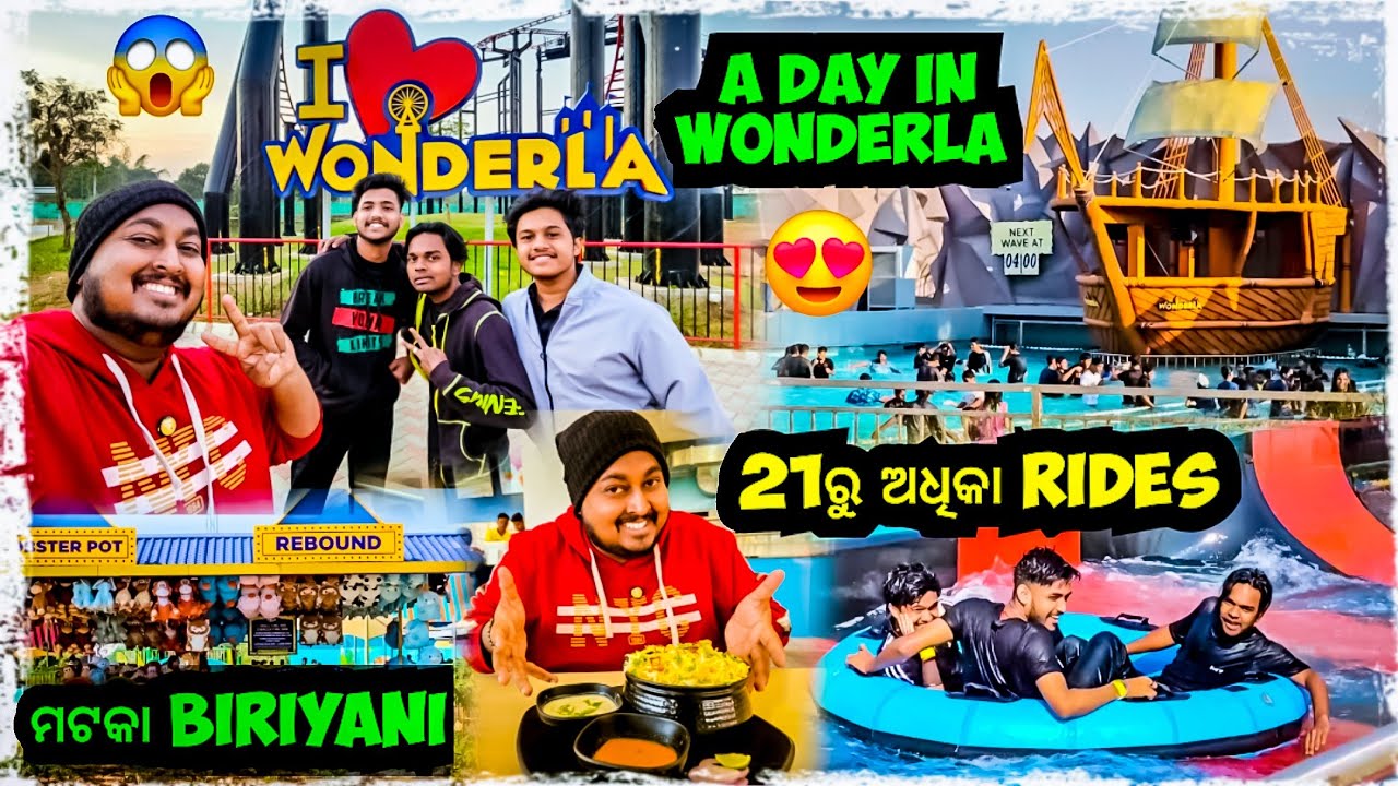 DAY IN WONDERLA BHUBANESWAR 😍 Part-2 || Odia bhaina vlogs || WONDERLA vlog