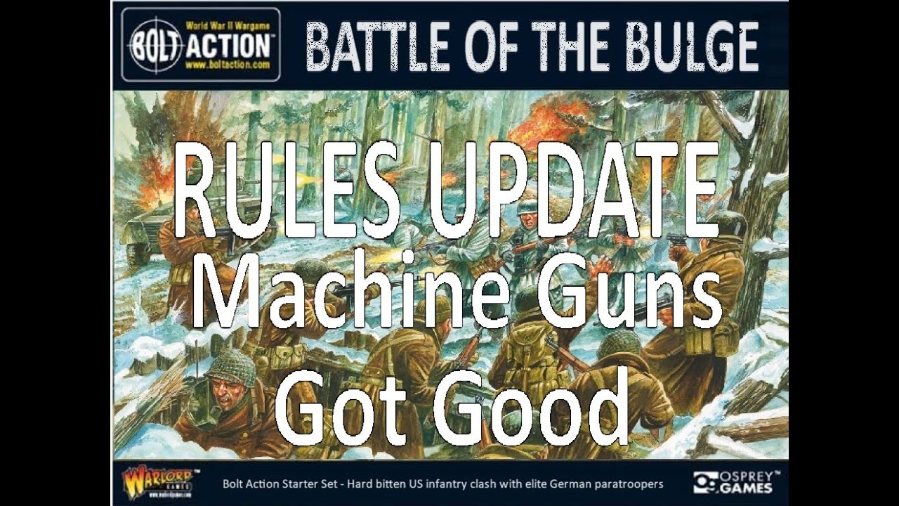Bolt Action 3rd Edition MMG's - #warlordgames #boltactiongaming