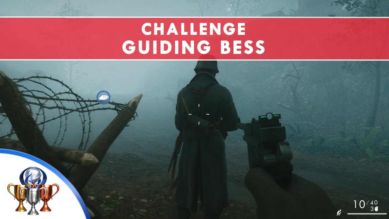 Battlefield 1 Codex Entry Challenge - Guiding Bess - Complete Stealth in Fog of War Forest