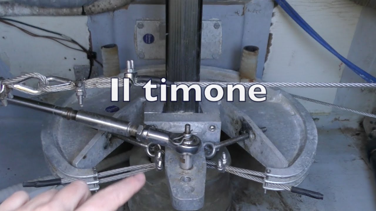 Il timone della barca