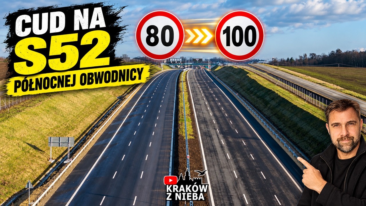 CUD na S52 P&oacute;łnocnej Obwodnica Krakowa :) Komunikat